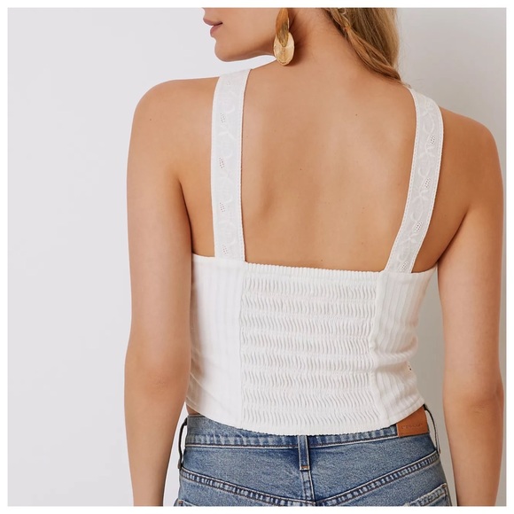 Anthropologie embroidered halter tank - Picture 10 of 13